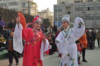 合肥市文化館戲曲藝術(shù)團送戲下鄉(xiāng)
