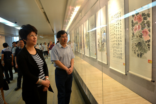 合肥市文廣新系統(tǒng)書畫攝影展開幕