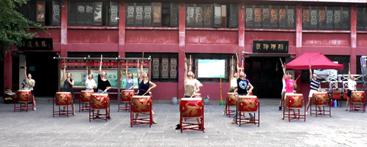合肥市群文女子鼓樂(lè)團(tuán)新排鼓舞