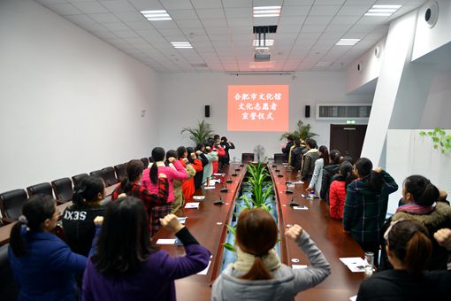 合肥市文化館舉行青年文化志愿者培訓(xùn)暨宣誓大會(huì)