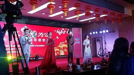 合肥市文化館成功導(dǎo)演社區(qū)春晚