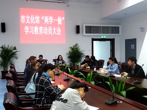 合肥市文化館召開“兩學(xué)一做”學(xué)習(xí)教育動員會
