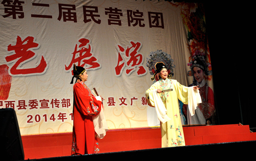 肥西縣舉辦第二屆民營院團展演