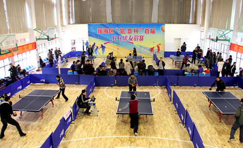 合肥市瑤海區(qū)“宣酒杯”首屆乒乓球友誼賽精彩開賽
